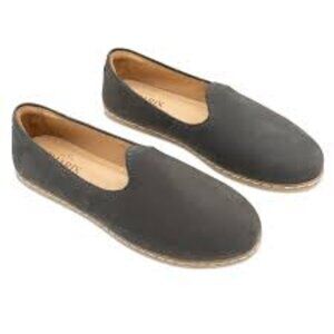 NIB CHARIX Graphite Nubuck Suede Leather Shoes - US 7.5 /  EU  37.5